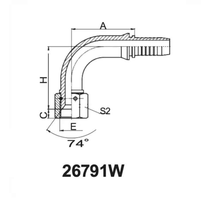 26791 Whydraulic hose fittings