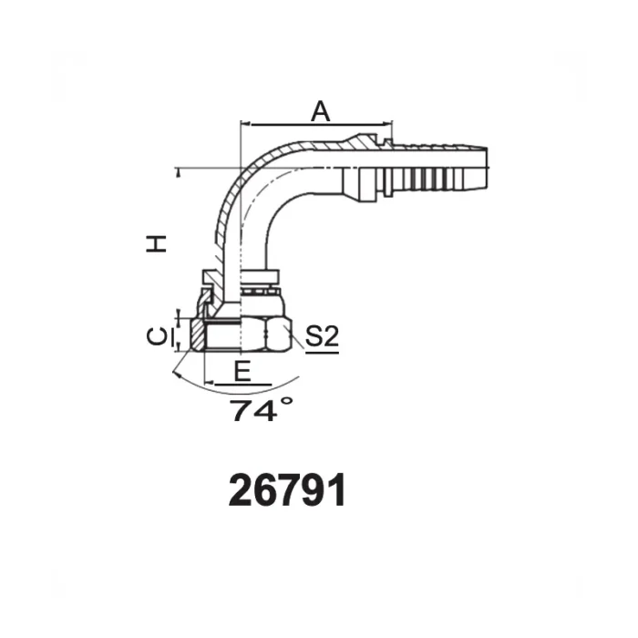 26791 hydraulic hose fittings