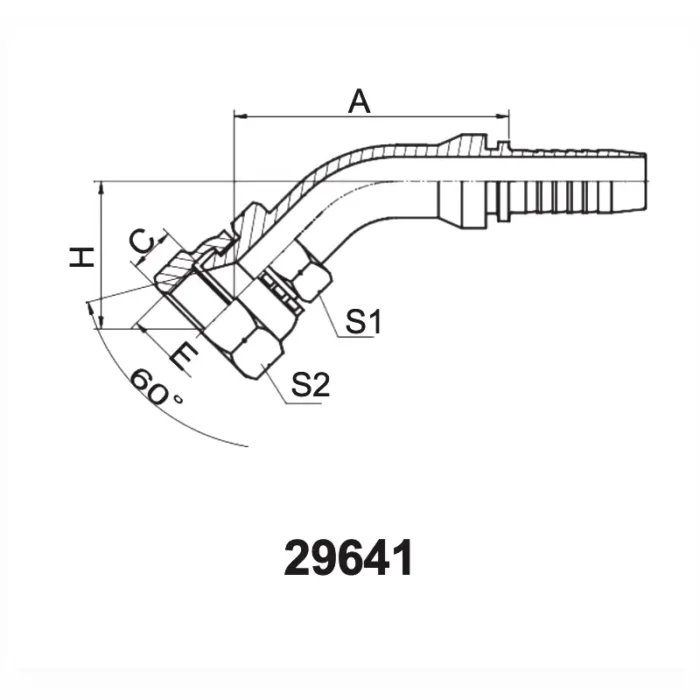 29641 hydraulic hose fittings