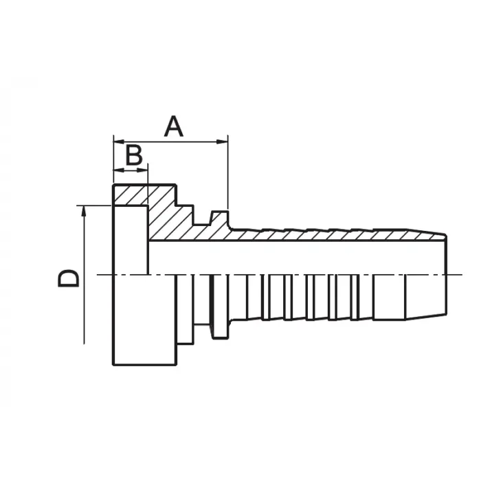 40011 hydraulic hose fittings