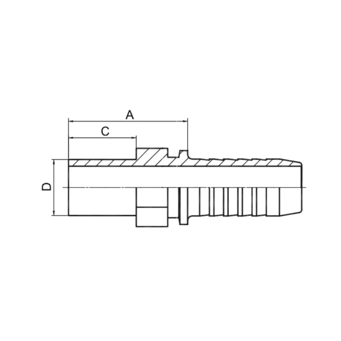 51011 hydraulic hose fitting