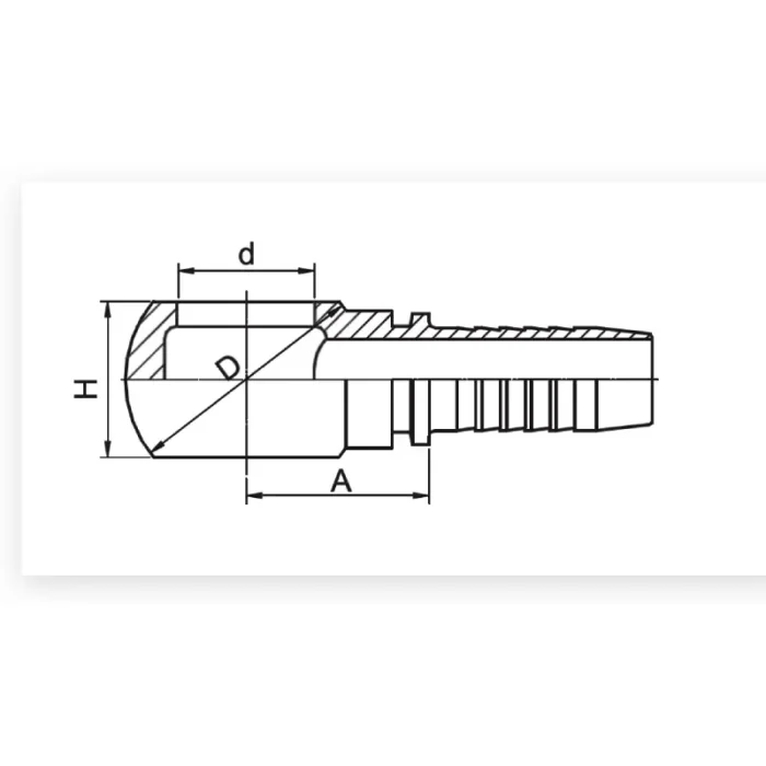 71011 hydraulic hose fittings