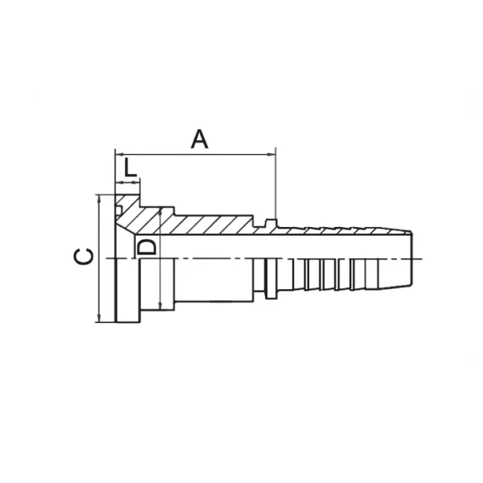 87311 hydraulic hose fittings