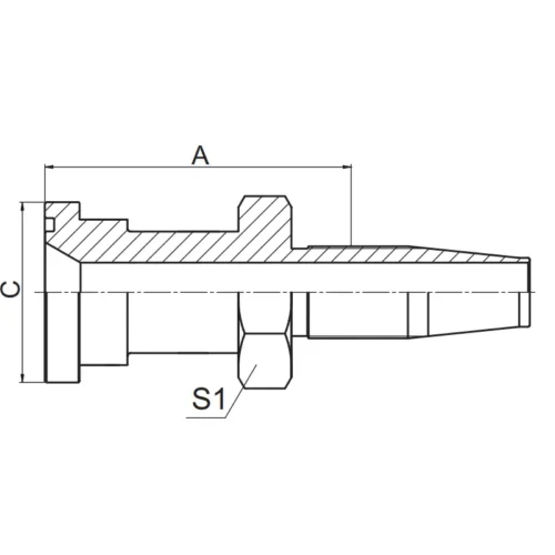 87318D R5 Reusable Hose Fitting