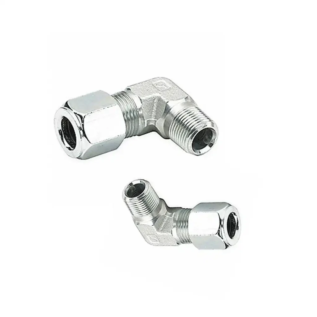 Zinc plated steel hydraulic fittings