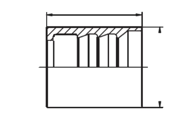 hydraulic hose ferrule 01200