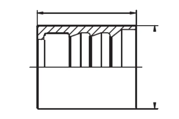 hydraulic hose ferrule 01300