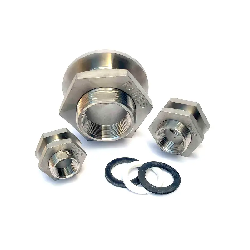 stainless steel bulkhead pipe fitting