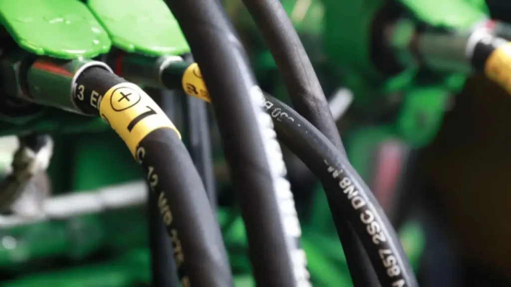 hydraulic hose identification labels