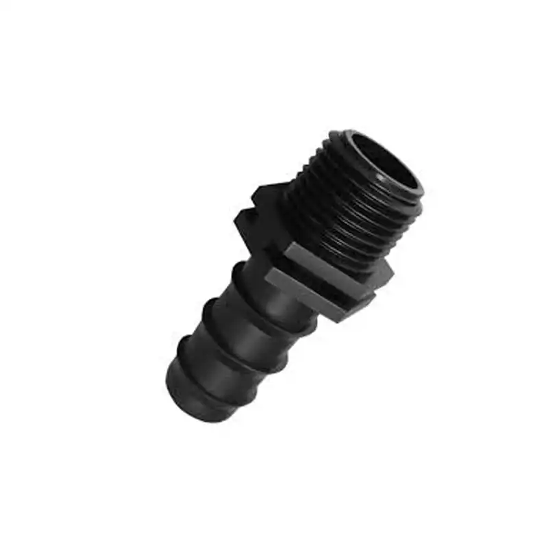 Barbed x Threaded PVC Hose Adapter