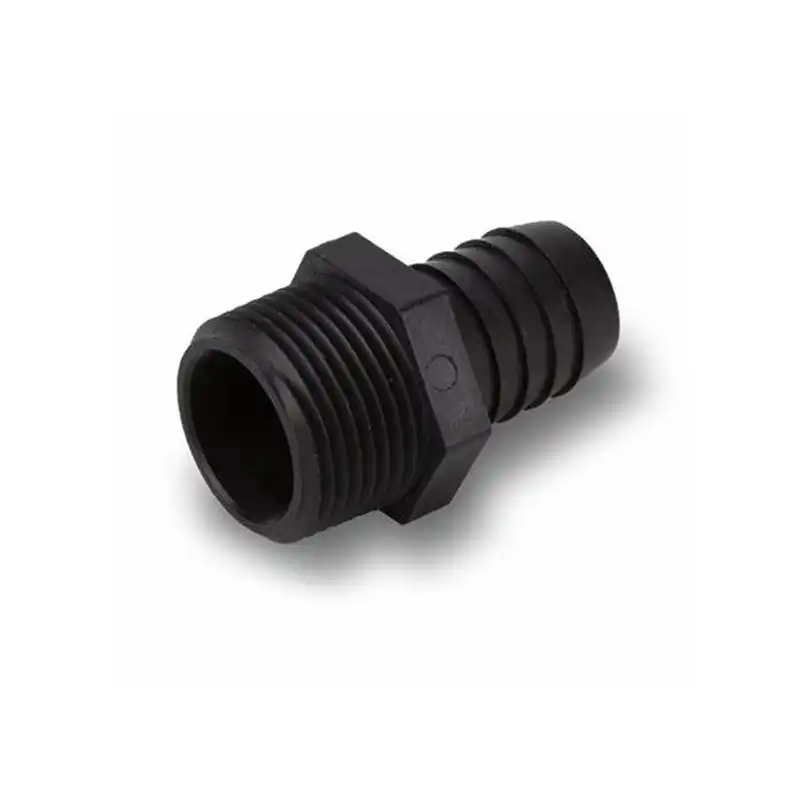 Double Barbed PVC Hose Adapter