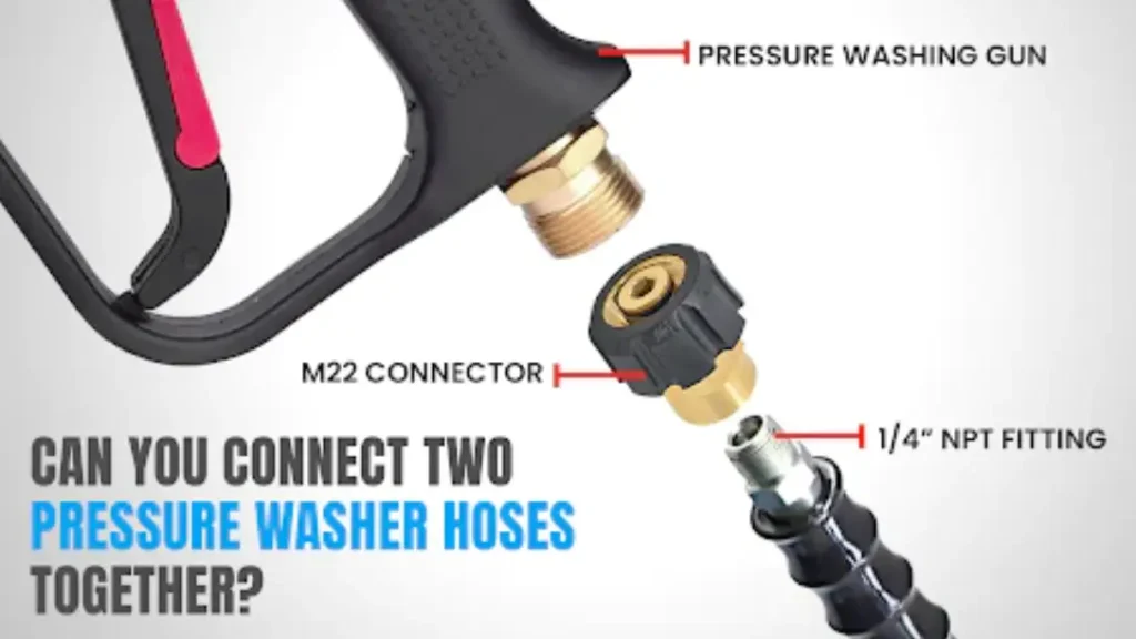 how to connect pressure washer hose