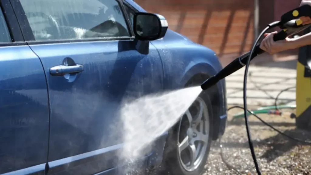 pressure washer hose car wash