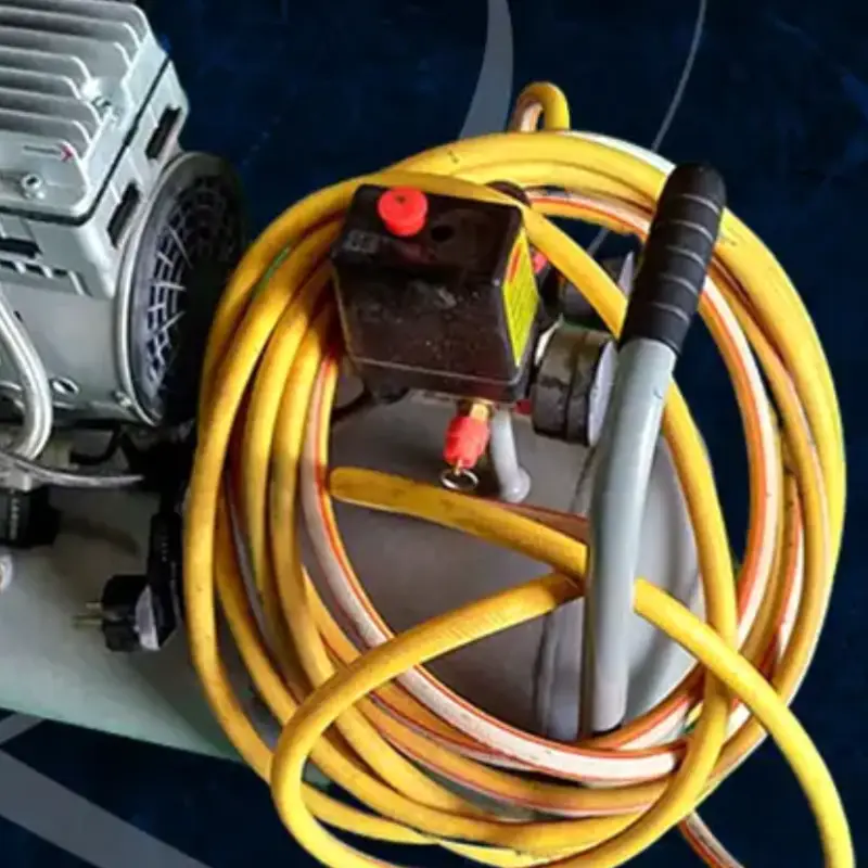 air compressor hose installation