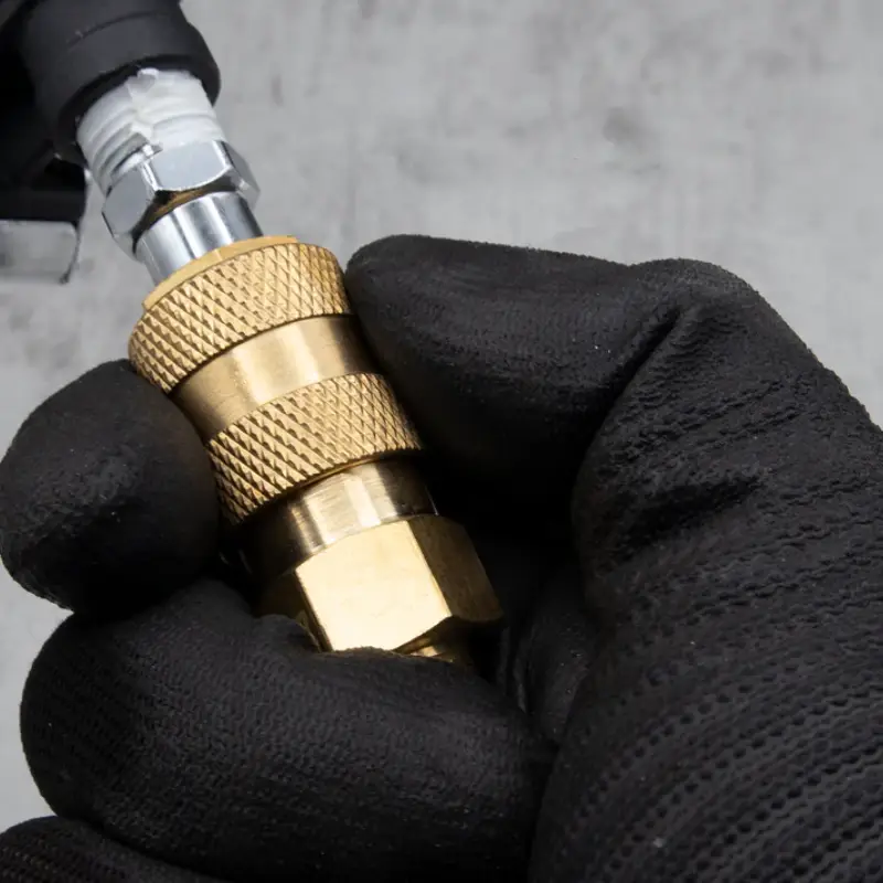how to hook up air compressor hose