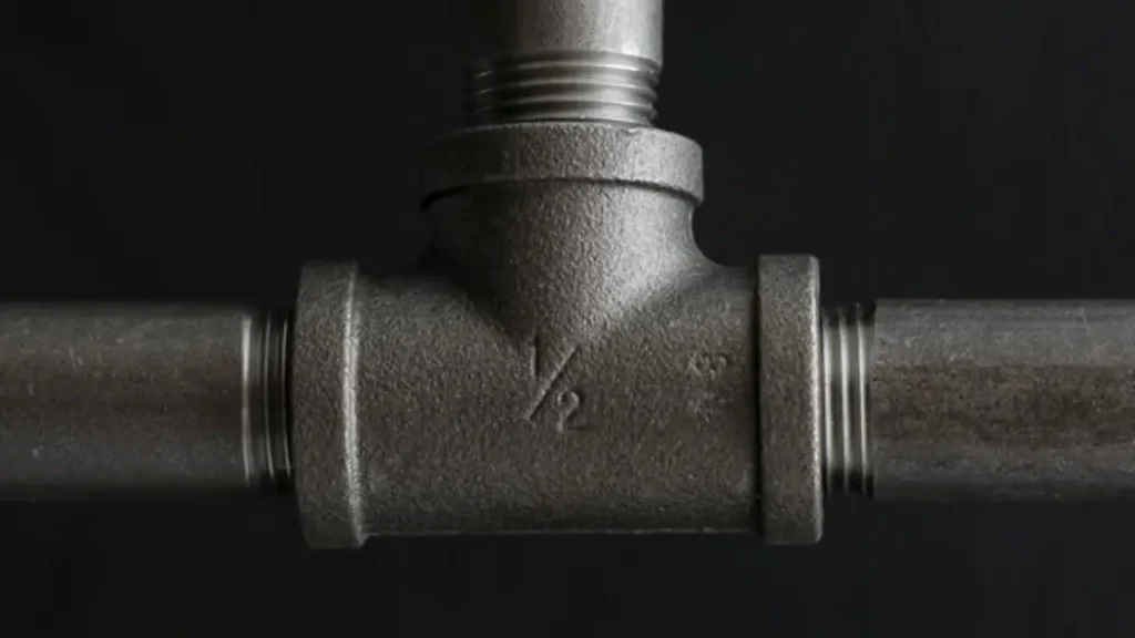 how to install malleable iron fittings