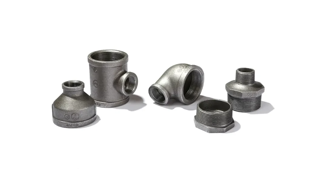 types of malleable iron fittings