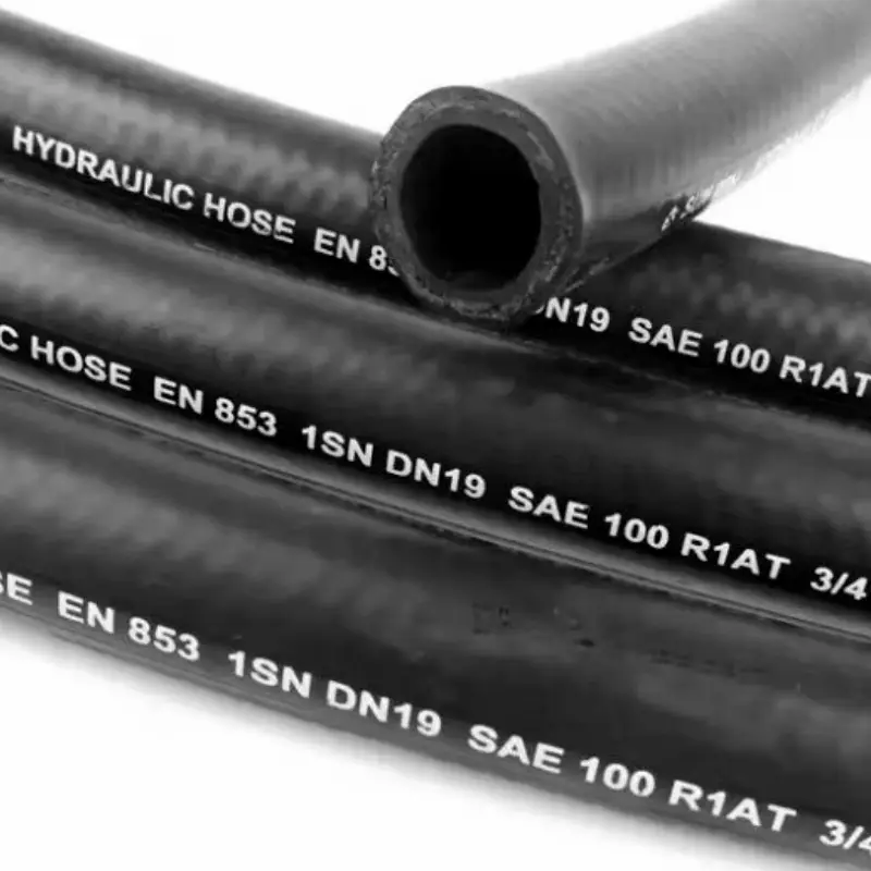 fiber braided hydraulic hose