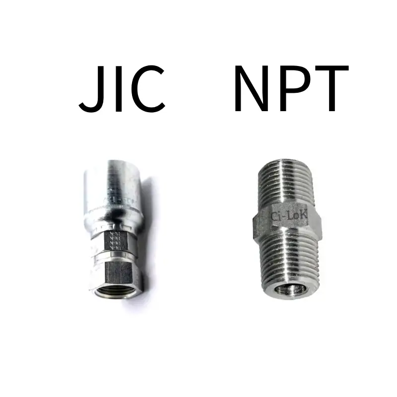 jic hydraulic fittings vs npt