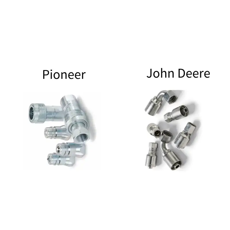 pioneer hydraulic fittings vs john deere