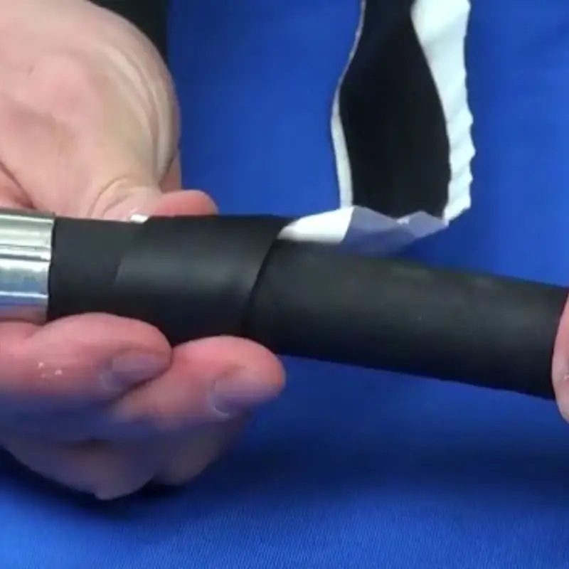 repair hydraulic hose with tape