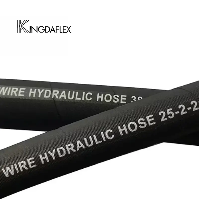 high pressure braided hydraulic hose with one layer wire