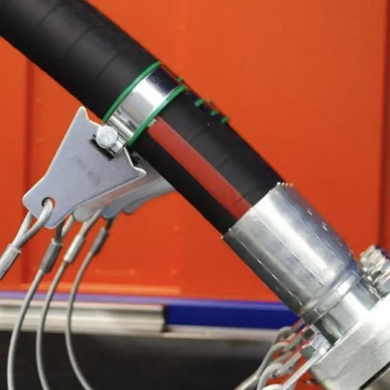 hydraulic hose safety restraints