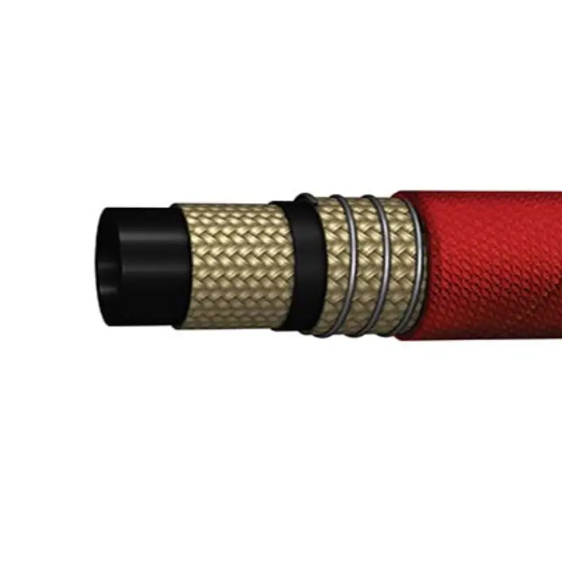 steam hose with helical wire