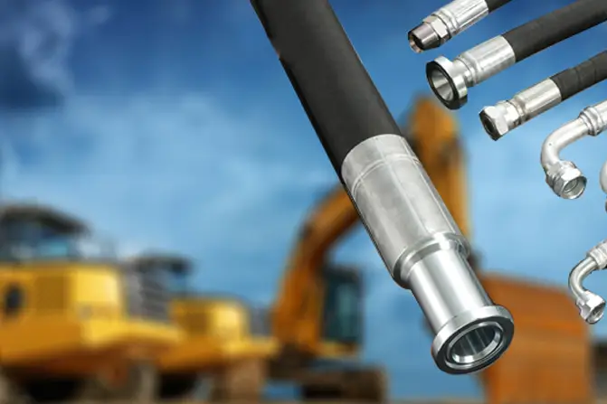 hydraulic hoses for construction and heavy equipment