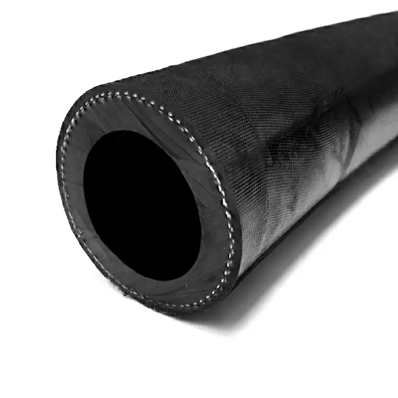 black sandblasting hose