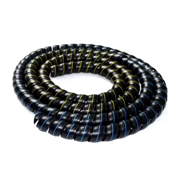 black spiral hose guard