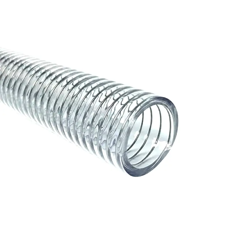 clear pvc steel wire hose