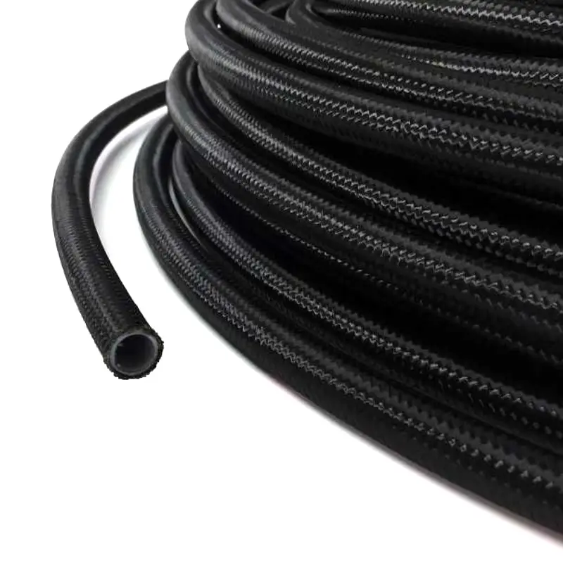 cotton braided rubber hose
