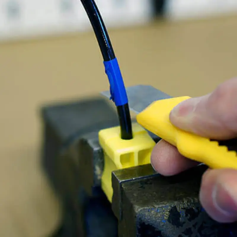 how to cut hydraulic brake hose