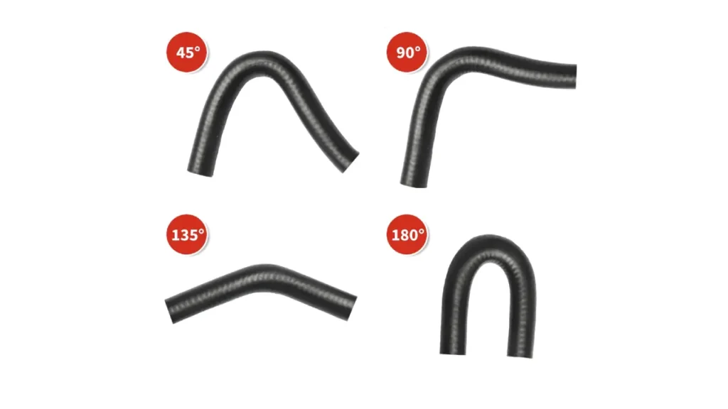 How to Bend Rubber Hose? 2 hydraulic hose bending angles