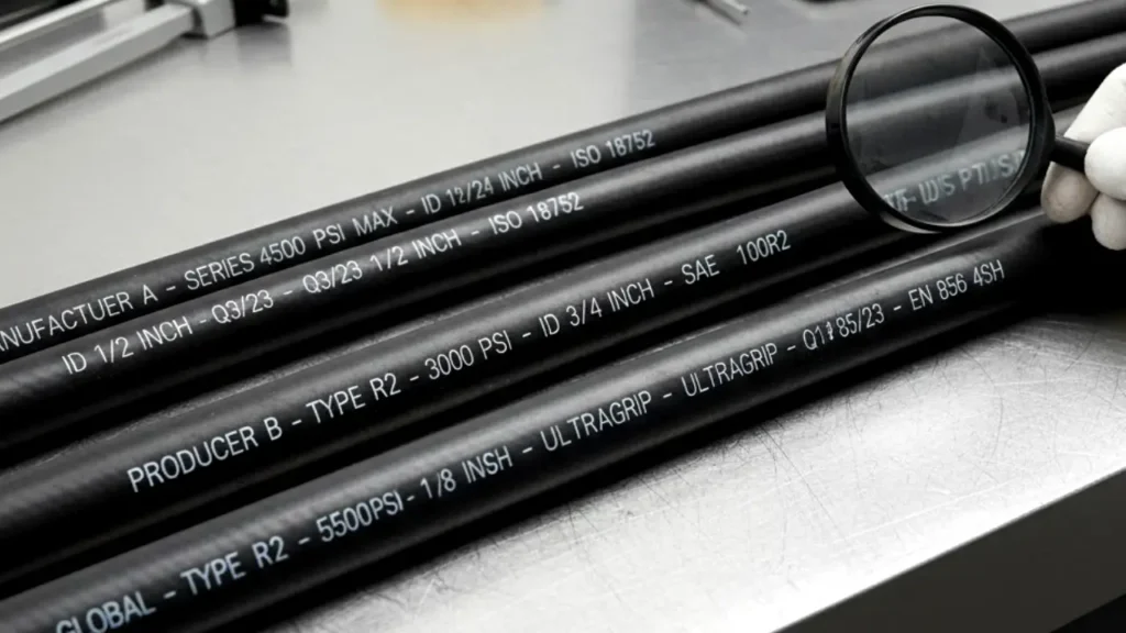 What Do the Numbers on Hydraulic Hose Mean? 6 hydraulic hose marking systems