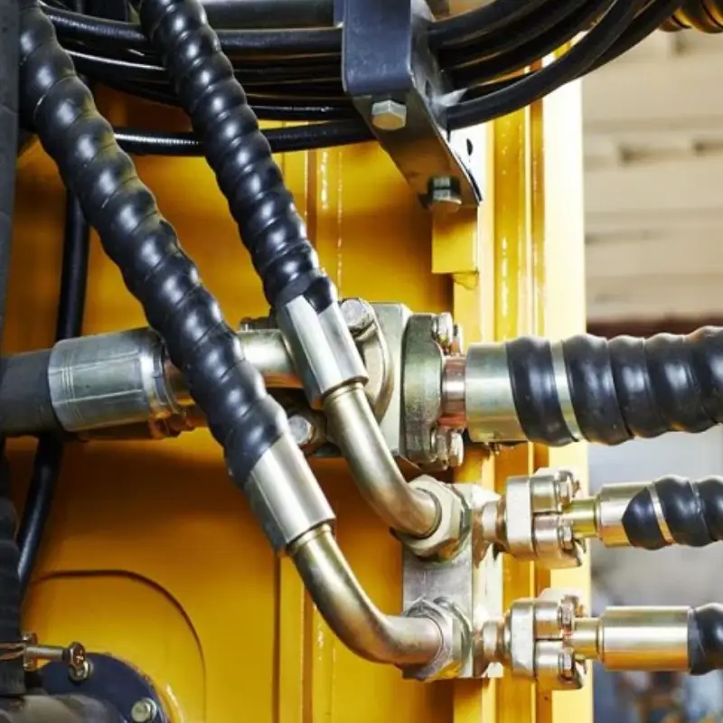 hydraulic hose wrap applications