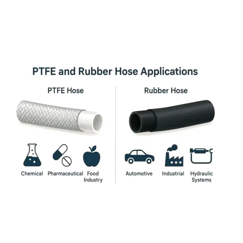 ptfe hose and rubber