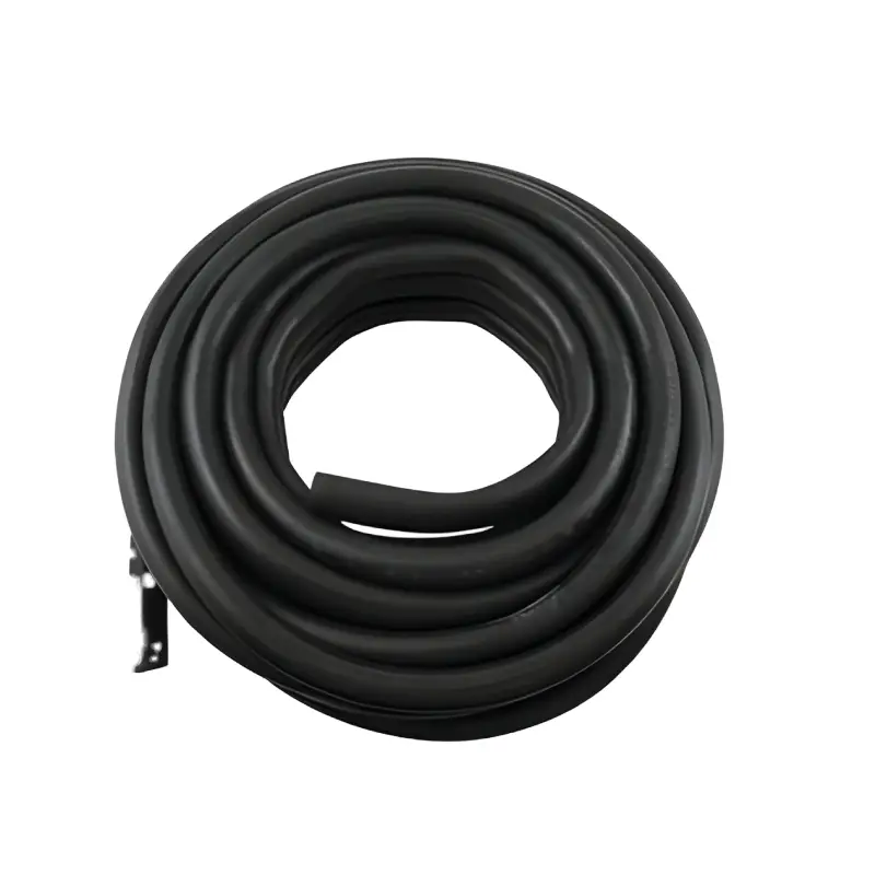 rubber drain hose black