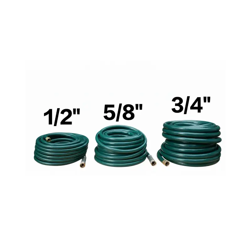 rubber garden hose sizes