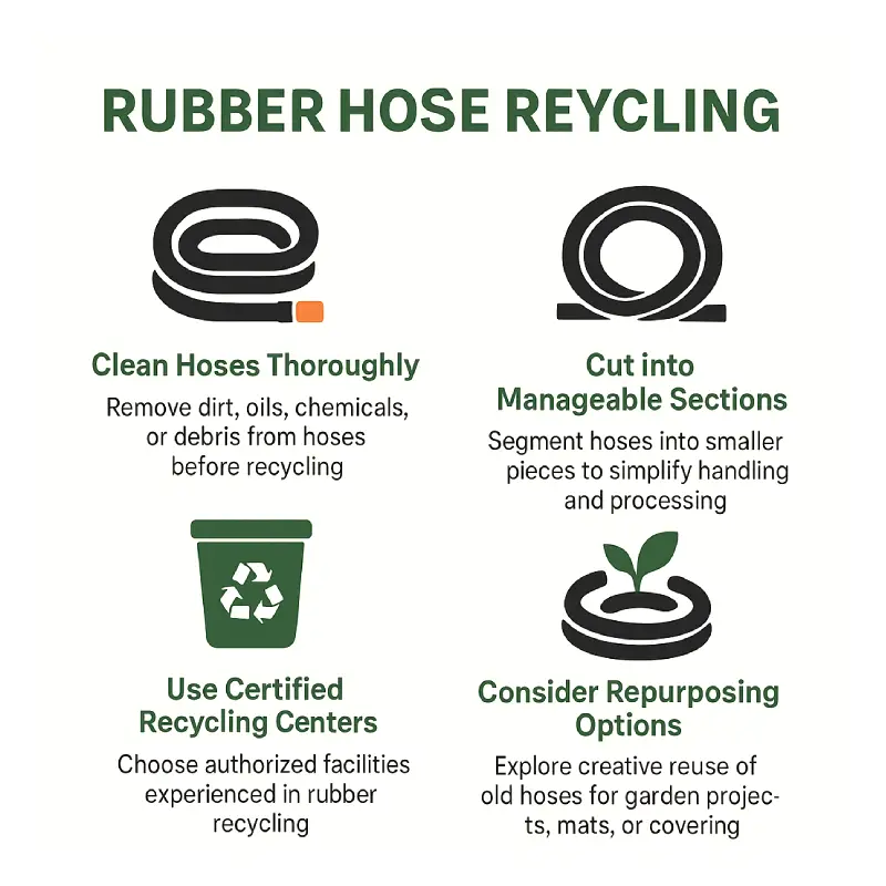 rubber hose recyling