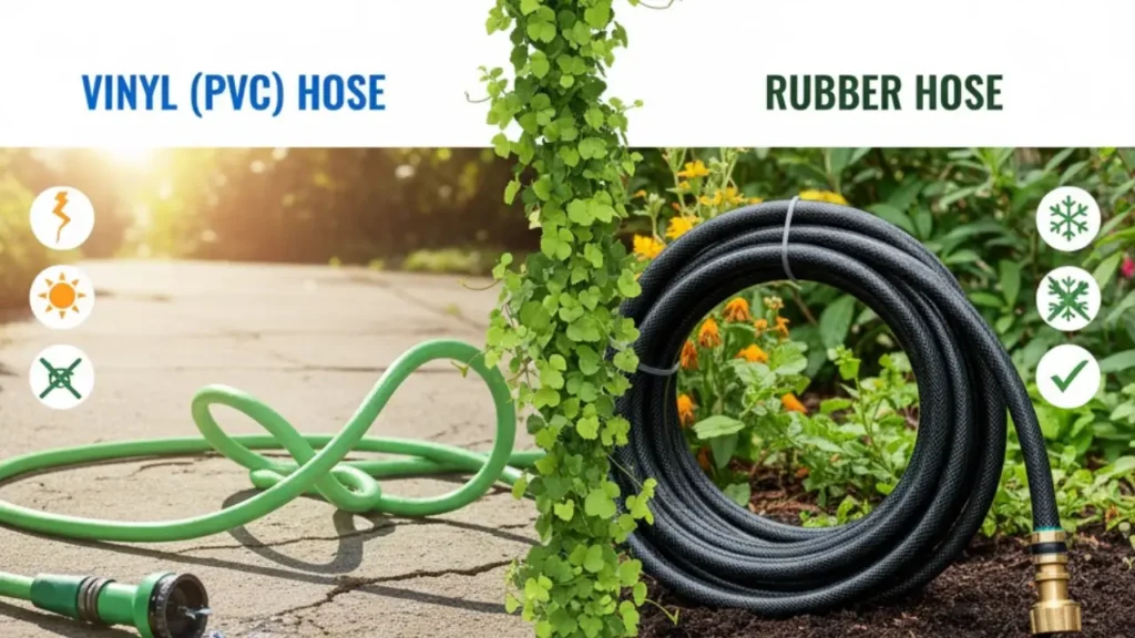 vinyl vs rubber garden hose