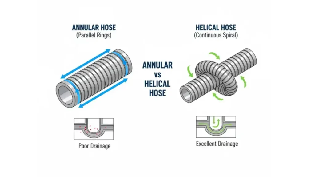 Annular vs Helical Hose: What are Differences Between Them? 3 annular vs helical hoses
