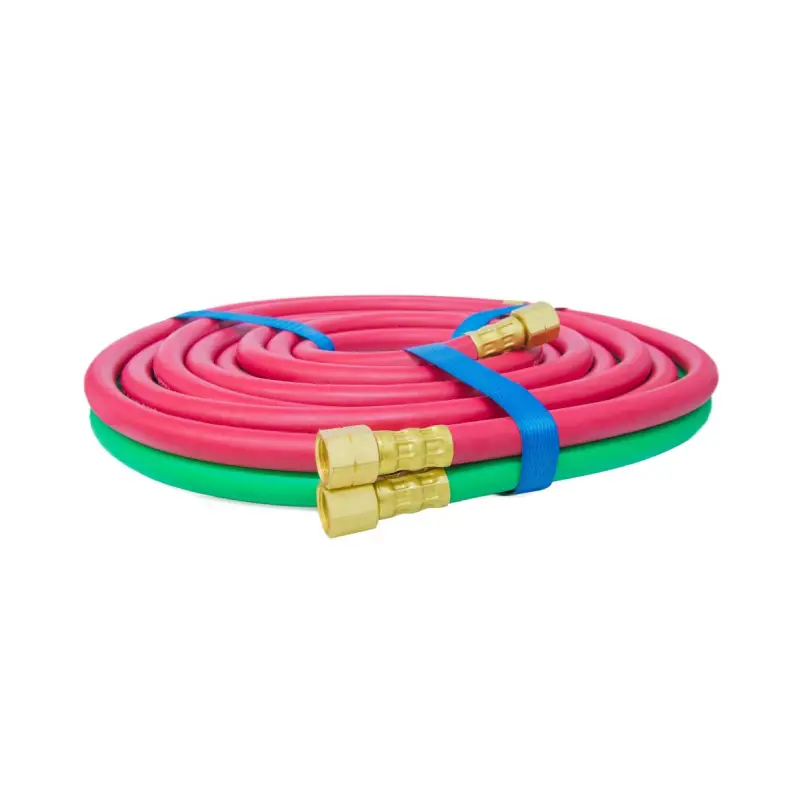 Oxygen Acetylene Hose 5 braided oxygen acetylene gas twin line rubber welding hose