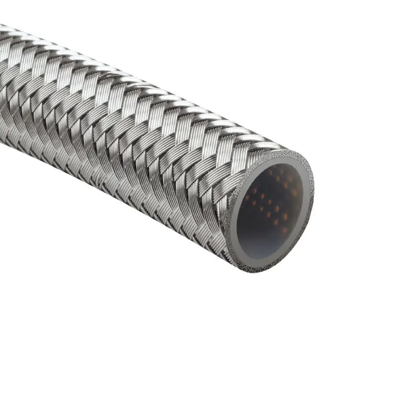 heated high pressure braided chemical hose