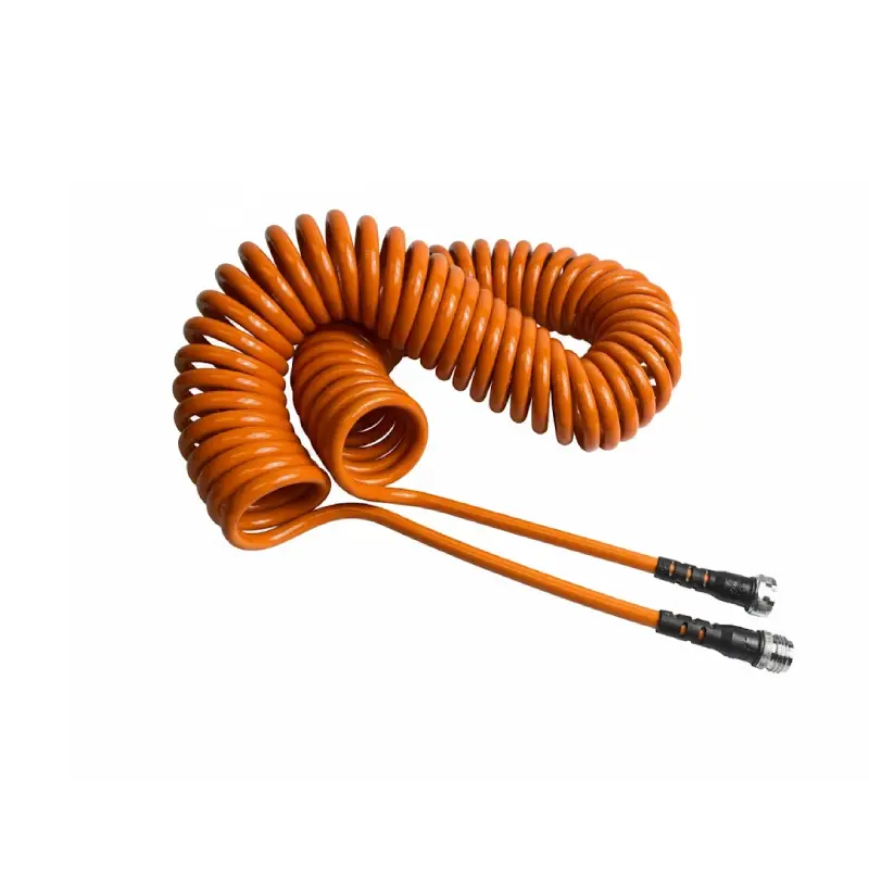 small space rubber coiled hoses