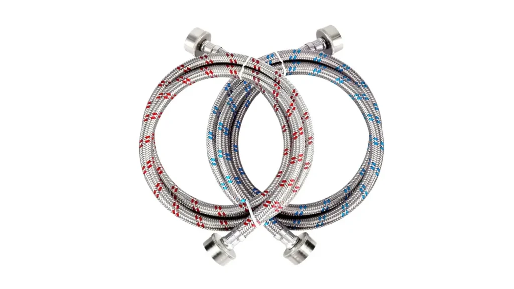 Rubber vs Stainless Steel Washer Hose? What are Differences? 2 what are stainless steel wash hoses
