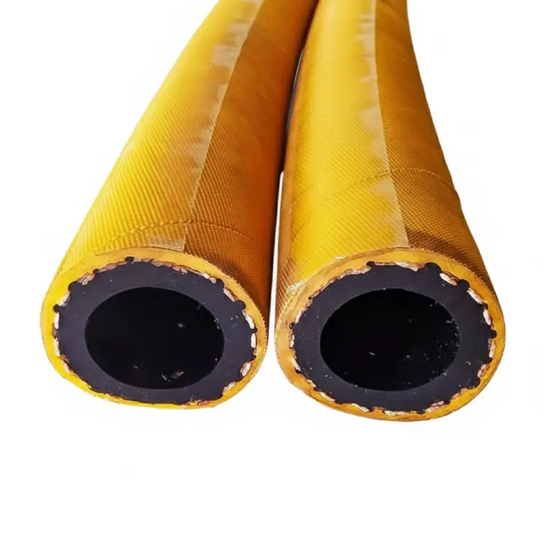 yellow compressor air hoses