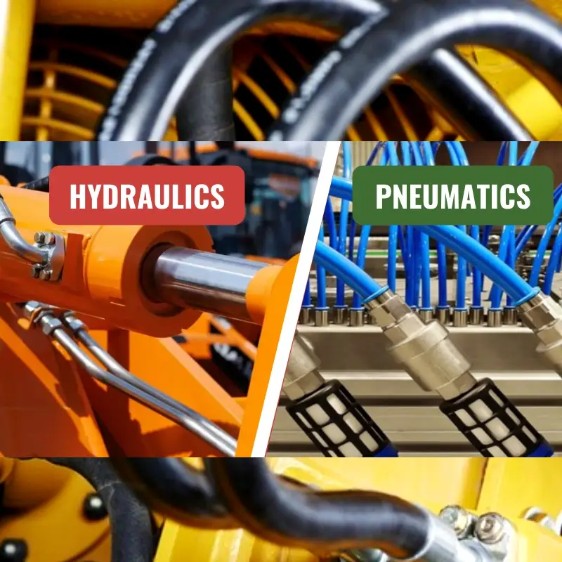 hydraulic system and pneumatic system