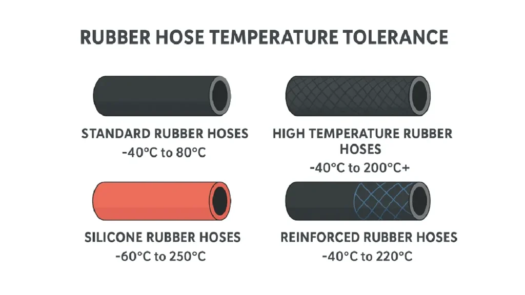 rubber hose temperature tolerance